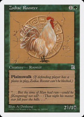 Zodiac Rooster [Portal Three Kingdoms] | Lots Moore NSW