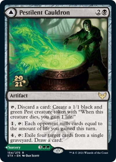 Pestilent Cauldron // Restorative Burst [Strixhaven: School of Mages Prerelease Promos] | Lots Moore NSW