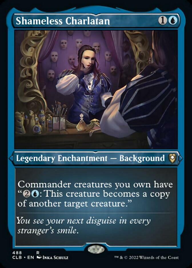 Shameless Charlatan (Foil Etched) [Commander Legends: Battle for Baldur's Gate] | Lots Moore NSW