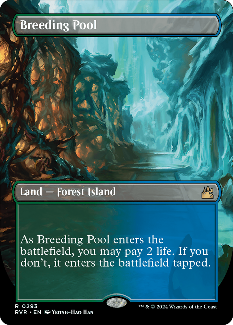 Breeding Pool (Borderless) [Ravnica Remastered] | Lots Moore NSW