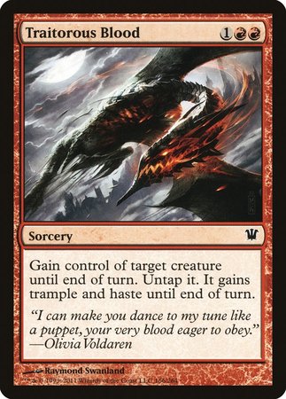 Traitorous Blood [Innistrad] | Lots Moore NSW