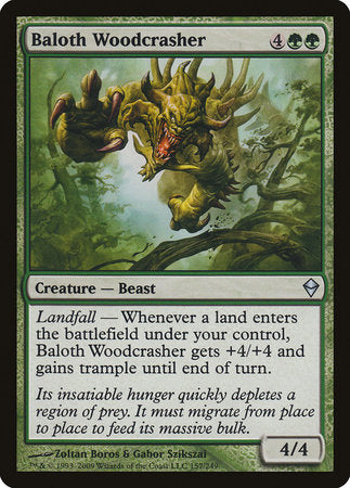 Baloth Woodcrasher [Zendikar] | Lots Moore NSW