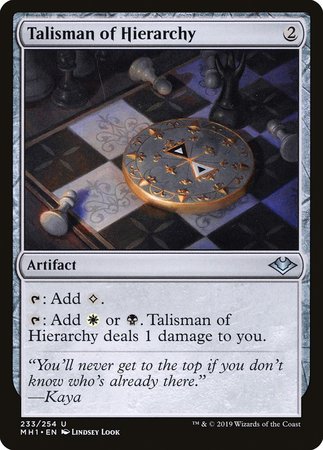 Talisman of Hierarchy [Modern Horizons] | Lots Moore NSW
