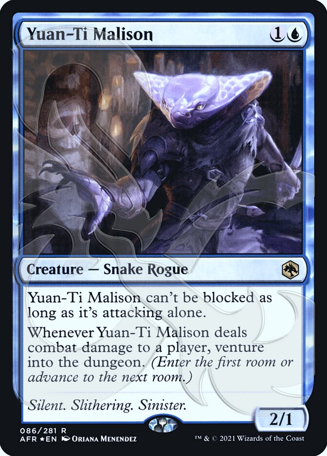 Yuan-Ti Malison (Ampersand Promo) [Dungeons & Dragons: Adventures in the Forgotten Realms Promos] | Lots Moore NSW