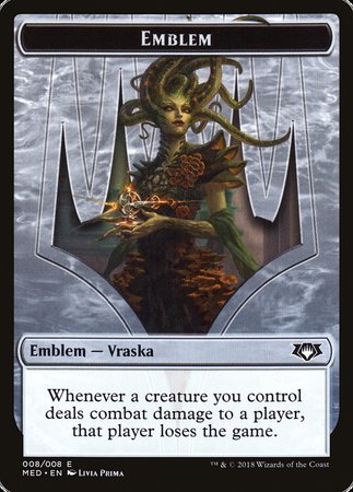 Emblem - Vraska, Golgari Queen [Mythic Edition Tokens] | Lots Moore NSW