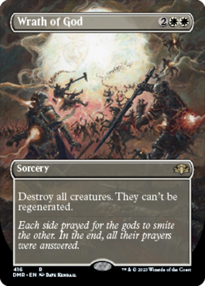 Wrath of God (Borderless Alternate Art) [Dominaria Remastered] | Lots Moore NSW