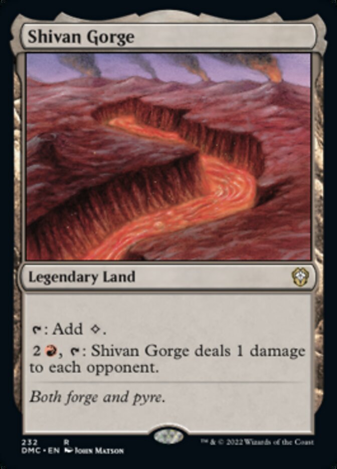 Shivan Gorge [Dominaria United Commander] | Lots Moore NSW