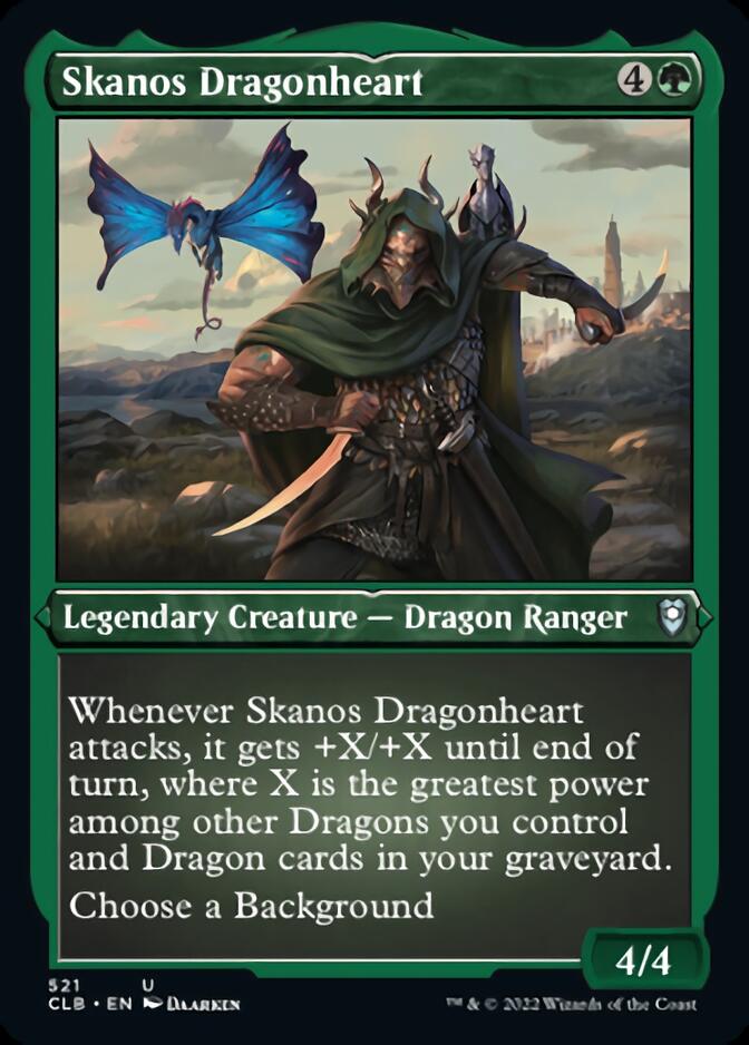 Skanos Dragonheart (Foil Etched) [Commander Legends: Battle for Baldur's Gate] | Lots Moore NSW