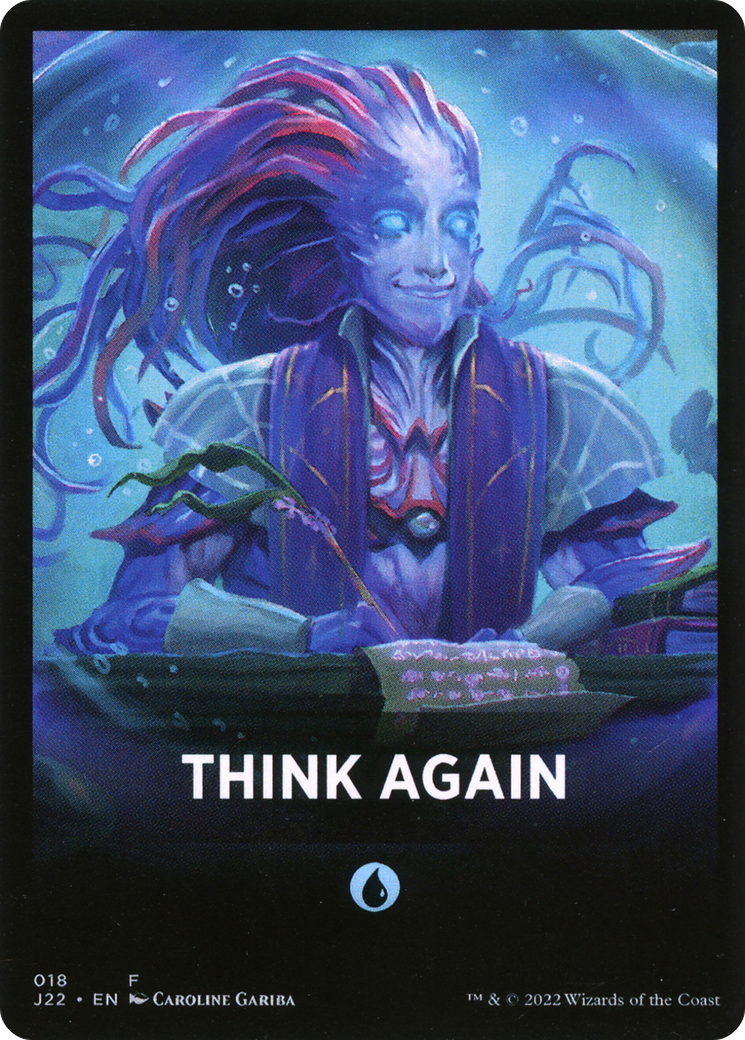 Think Again Theme Card [Jumpstart 2022 Front Cards] | Lots Moore NSW