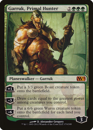 Garruk, Primal Hunter [Magic 2012] | Lots Moore NSW