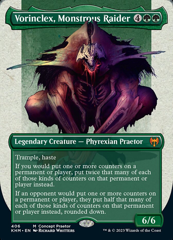 Vorinclex, Monstrous Raider (Borderless Concept Praetors) [Phyrexia: All Will Be One] | Lots Moore NSW