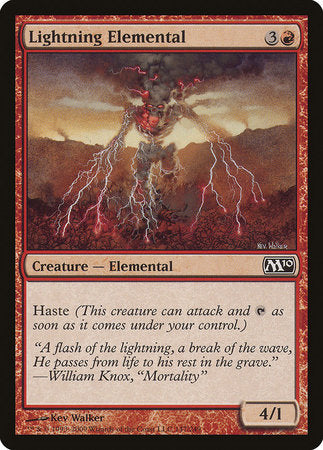 Lightning Elemental [Magic 2010] | Lots Moore NSW