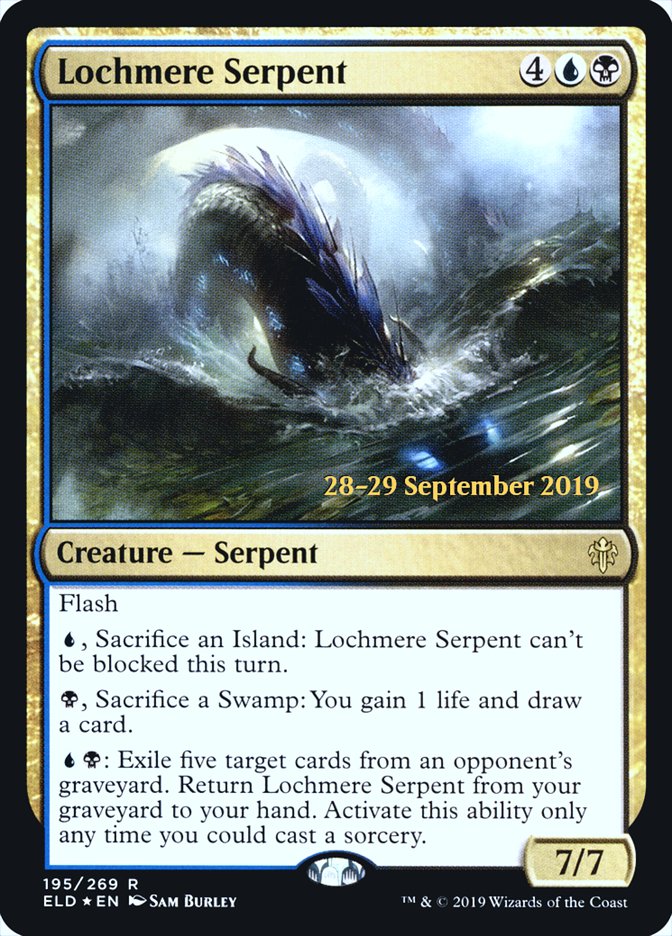 Lochmere Serpent  [Throne of Eldraine Prerelease Promos] | Lots Moore NSW