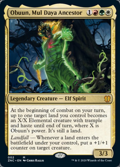 Obuun, Mul Daya Ancestor [Commander: Zendikar Rising] | Lots Moore NSW