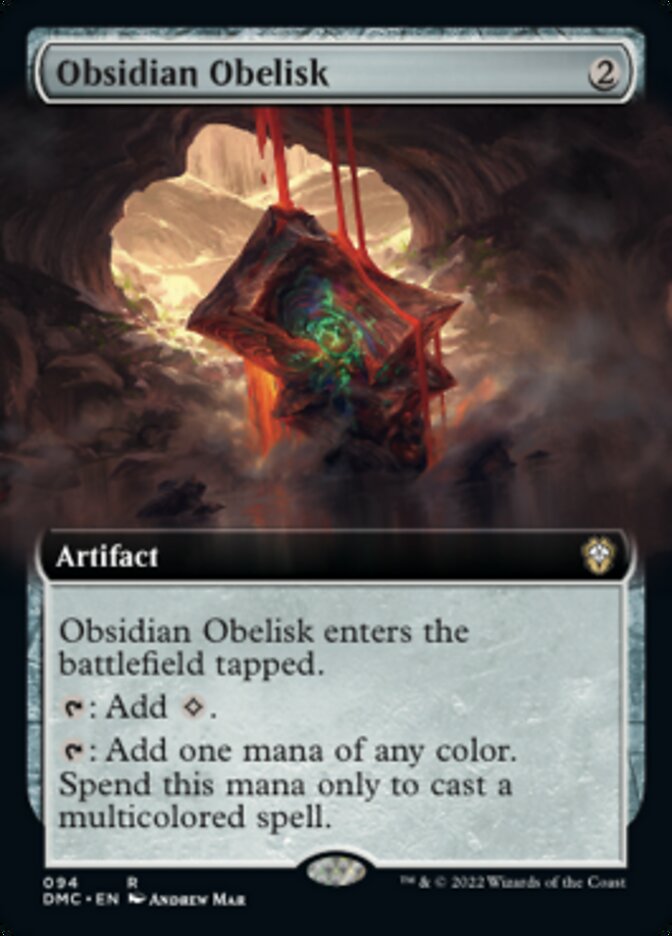 Obsidian Obelisk (Extended Art) [Dominaria United Commander] | Lots Moore NSW