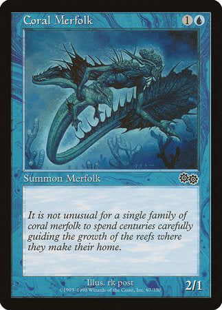 Coral Merfolk [Urza's Saga] | Lots Moore NSW