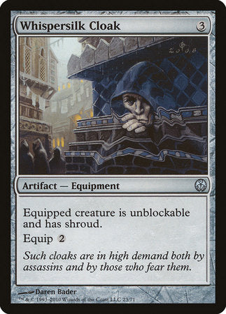 Whispersilk Cloak [Duel Decks: Phyrexia vs. the Coalition] | Lots Moore NSW