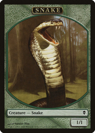 Snake Token [Zendikar Tokens] | Lots Moore NSW