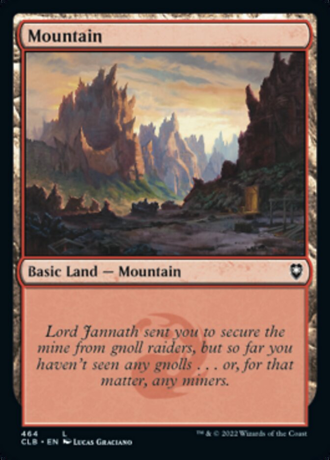 Mountain (464) [Commander Legends: Battle for Baldur's Gate] | Lots Moore NSW