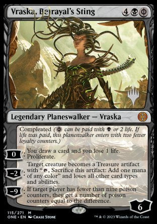 Vraska, Betrayal's Sting (Promo Pack) [Phyrexia: All Will Be One Promos] | Lots Moore NSW