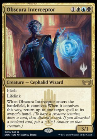 Obscura Interceptor (Promo Pack) [Streets of New Capenna Promos] | Lots Moore NSW