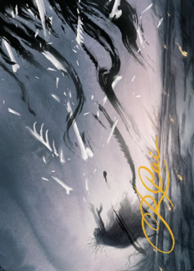 Shadow Prophecy Art Card (Gold-Stamped Signature) [Dominaria United Art Series] | Lots Moore NSW