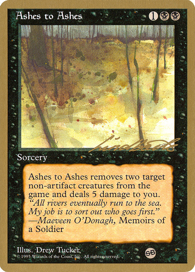 Ashes to Ashes (Leon Lindback) (SB) [Pro Tour Collector Set] | Lots Moore NSW