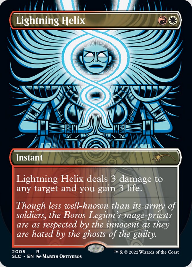 Lightning Helix (Borderless) [Secret Lair 30th Anniversary Countdown Kit] | Lots Moore NSW