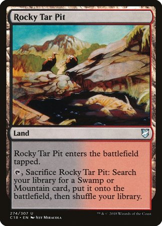 Rocky Tar Pit [Commander 2018] | Lots Moore NSW