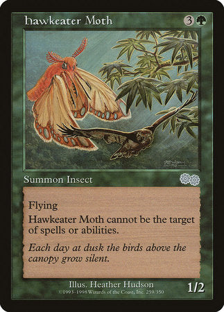 Hawkeater Moth [Urza's Saga] | Lots Moore NSW