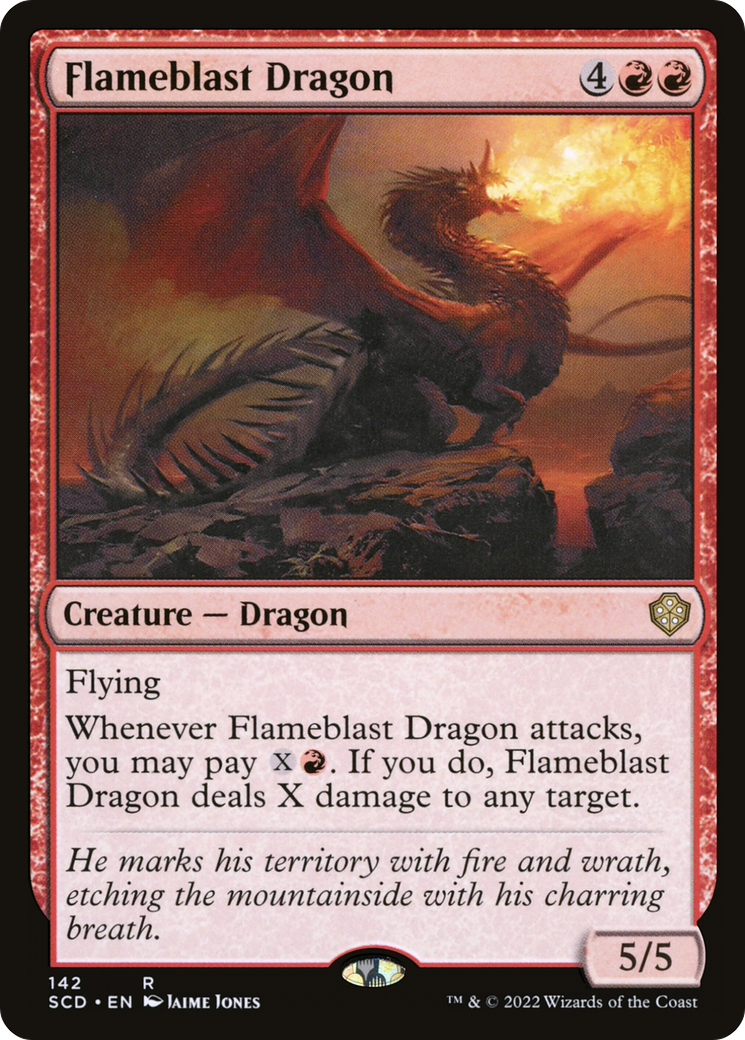 Flameblast Dragon [Starter Commander Decks] | Lots Moore NSW