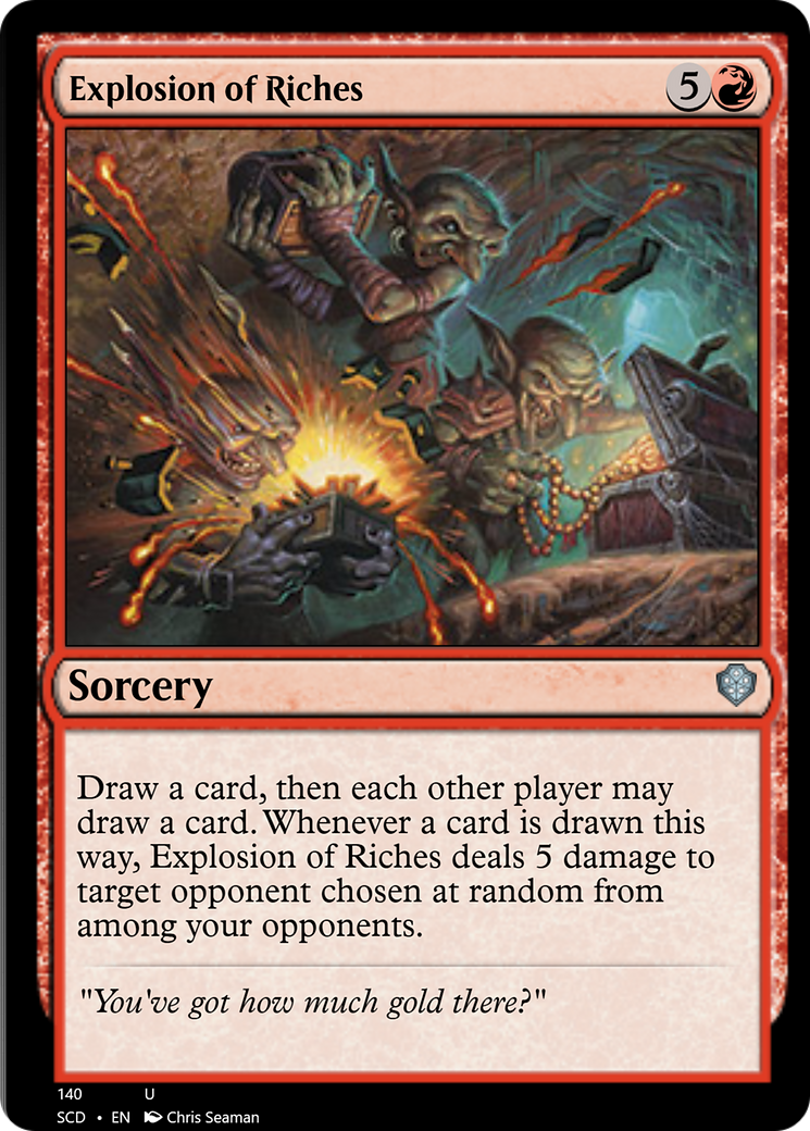 Explosion of Riches [Starter Commander Decks] | Lots Moore NSW