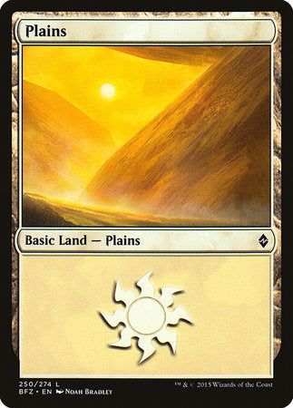 Plains (250) [Battle for Zendikar] | Lots Moore NSW