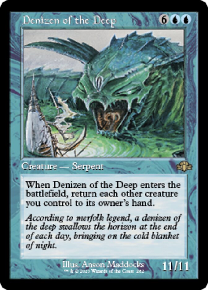 Denizen of the Deep (Retro) [Dominaria Remastered] | Lots Moore NSW