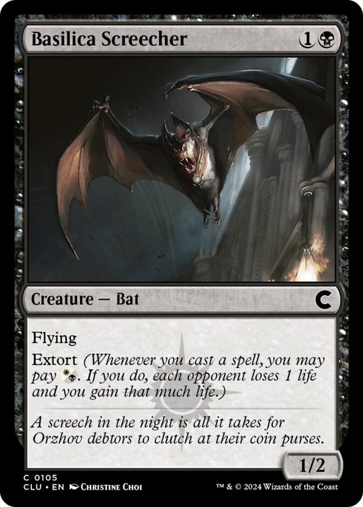 Basilica Screecher [Ravnica: Clue Edition] | Lots Moore NSW