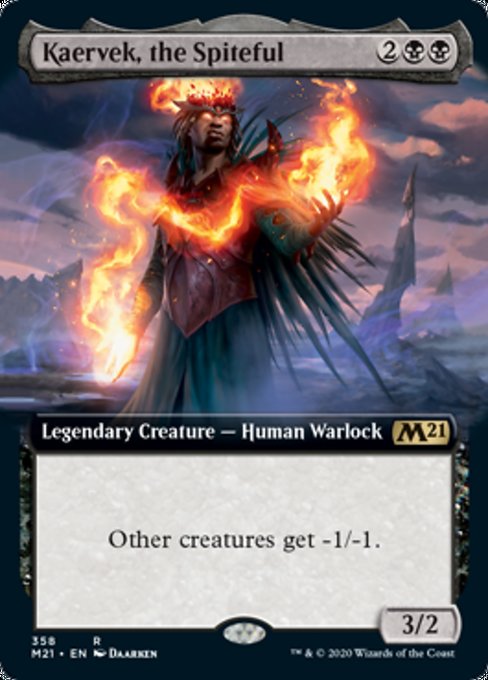 Kaervek, the Spiteful (Extended Art) [Core Set 2021] | Lots Moore NSW