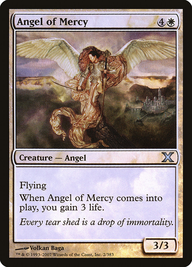 Angel of Mercy (Premium Foil) [Tenth Edition] | Lots Moore NSW