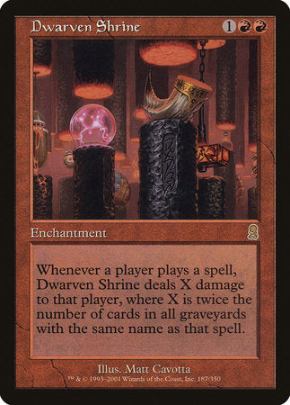 Dwarven Shrine [Odyssey] | Lots Moore NSW