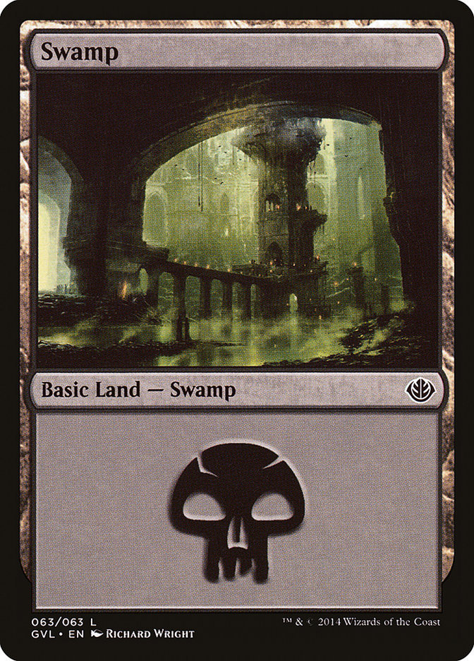 Swamp (63) (Garruk vs. Liliana) [Duel Decks Anthology] | Lots Moore NSW