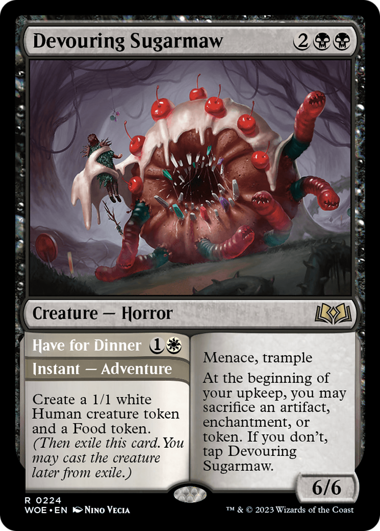 Devouring Sugarmaw // Have For Dinner [Wilds of Eldraine] | Lots Moore NSW