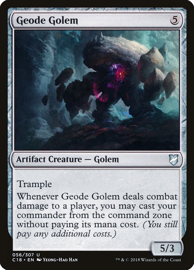Geode Golem [Commander 2018] | Lots Moore NSW