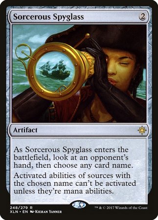 Sorcerous Spyglass [Ixalan] | Lots Moore NSW
