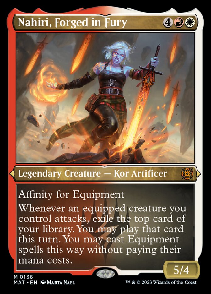 Nahiri, Forged in Fury (Foil Etched) [March of the Machine: The Aftermath] | Lots Moore NSW
