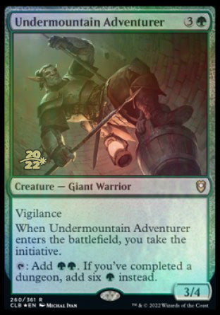 Undermountain Adventurer [Commander Legends: Battle for Baldur's Gate Prerelease Promos] | Lots Moore NSW