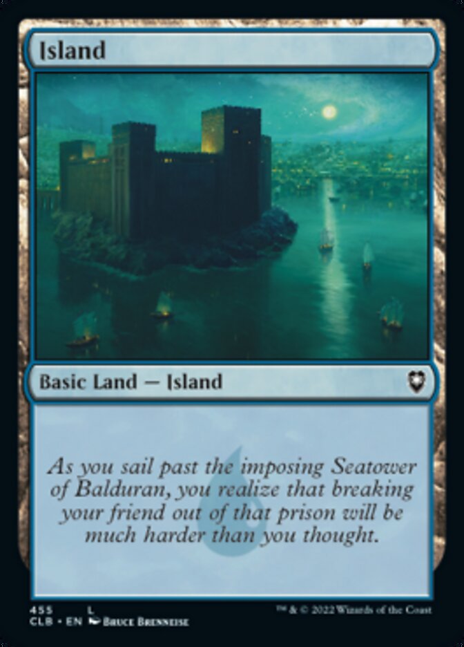 Island (455) [Commander Legends: Battle for Baldur's Gate] | Lots Moore NSW