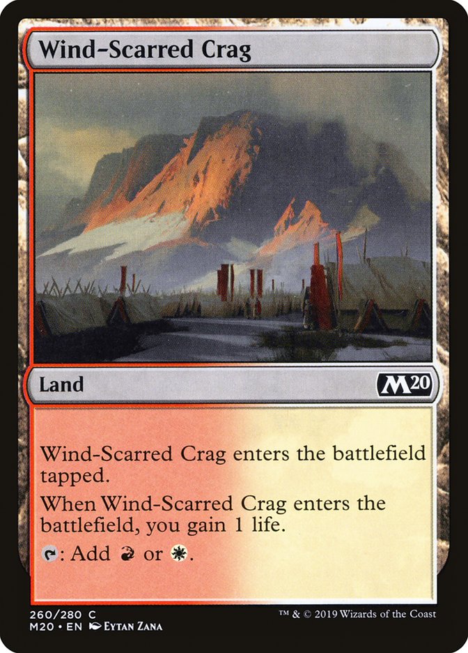 Wind-Scarred Crag [Core Set 2020] | Lots Moore NSW