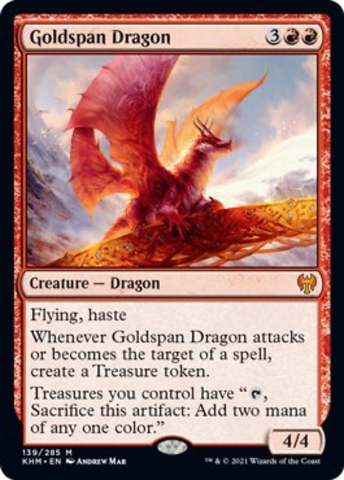 Goldspan Dragon [Kaldheim] | Lots Moore NSW