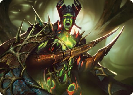 Maze's Mantle Art Card [Phyrexia: All Will Be One Art Series] | Lots Moore NSW