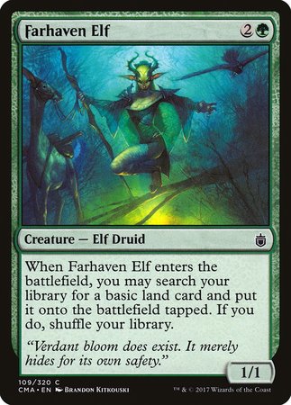 Farhaven Elf [Commander Anthology] | Lots Moore NSW