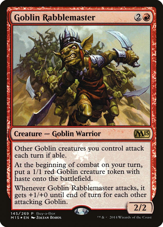 Goblin Rabblemaster (Buy-A-Box) [Magic 2015 Promos] | Lots Moore NSW